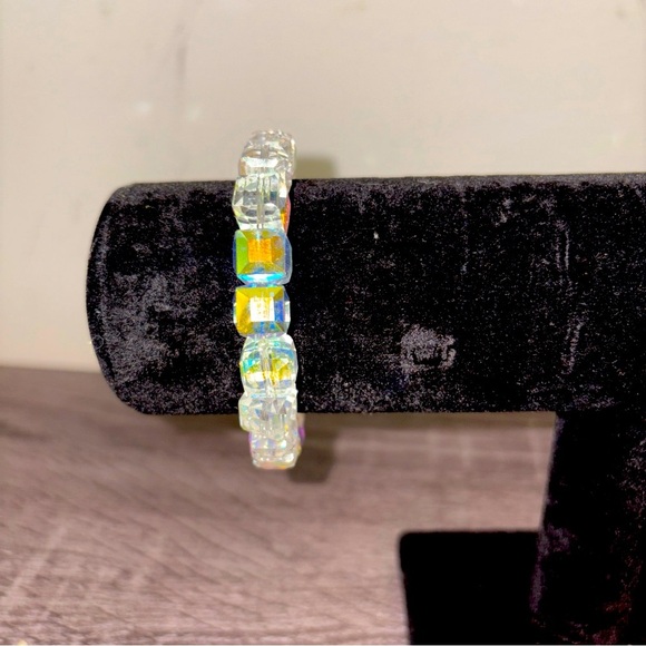 Women’s Stretch Beads Gorgeous  Bride Wedding White - Picture 5 of 6